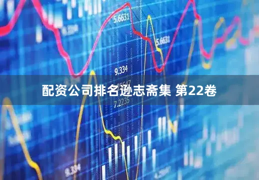配资公司排名逊志斋集 第22卷