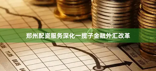 郑州配资服务深化一揽子金融外汇改革